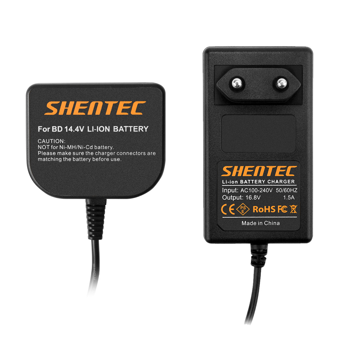 SHENTEC 14.4V Li-ion acculader voor Black&Decker BL1314 LB16 ASL148KB LDX120C LST220