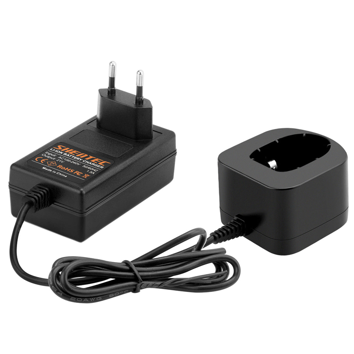 SHENTEC 18V acculader voor RYOBI BPL18151/P105/P106/P108/P102/CMD-1802/CMI-1802