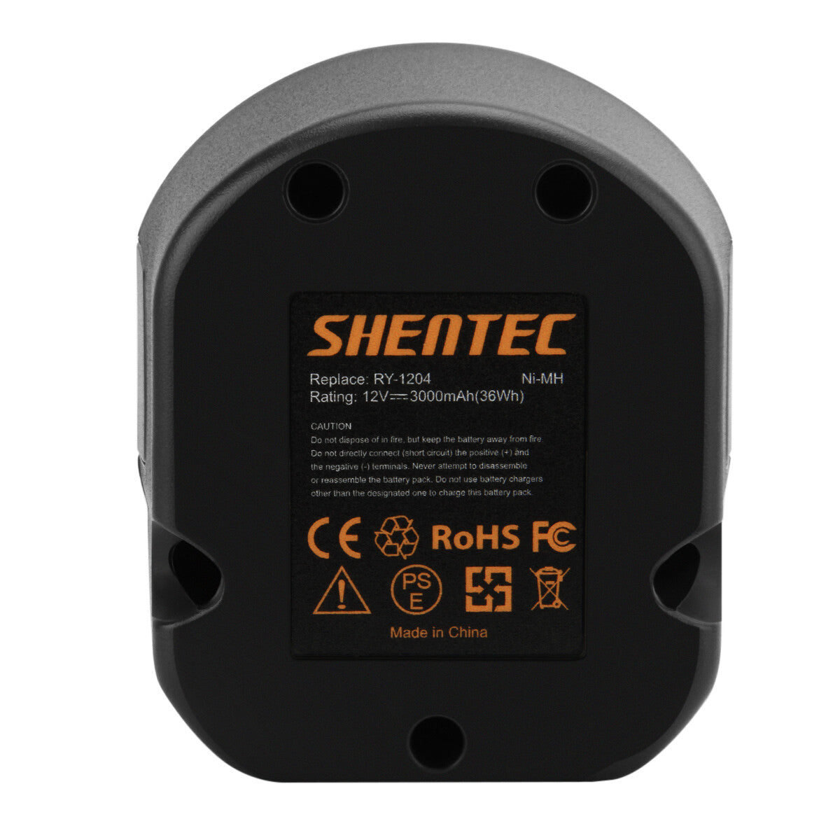 SHENTEC 12V 3000mAh Ni-MH Vervangende Accu Voor Ryobi 1400143 1400652 1400670 4400005 B1222H B1230H