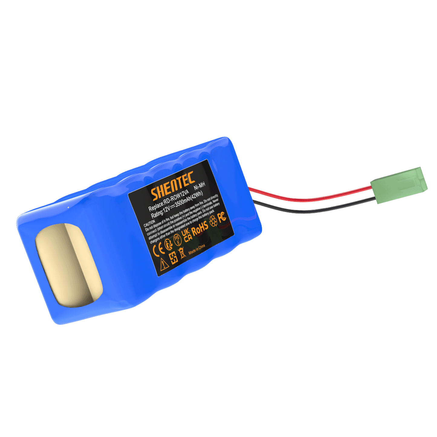 SHENTEC 3.5Ah 12V vervangende accu voor RD-ROW12VA voor Rowenta RH846301 RS-Rh5488 RH846501