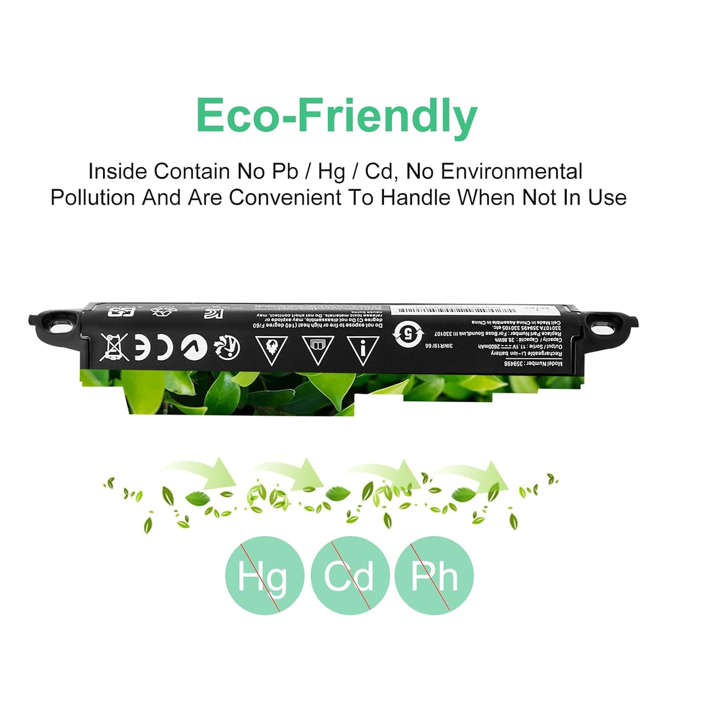 SHENTEC 359495 2600mAh Vervangende accu voor Bose SoundLink III