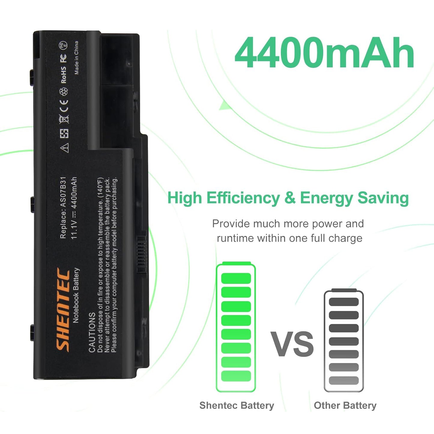 SHENTEC AS07B31 AS07B61 AS07B32 AS07B42 batterij voor Acer Aspire