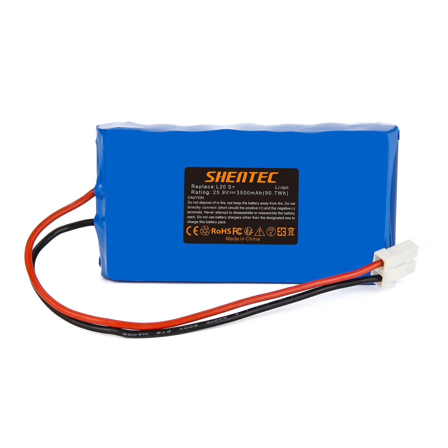 SHENTEC 3500mAh 25.9V Li-ionbatterij voor Ambrogio 015E00600A 015E00600 Ambrogio L15 L20