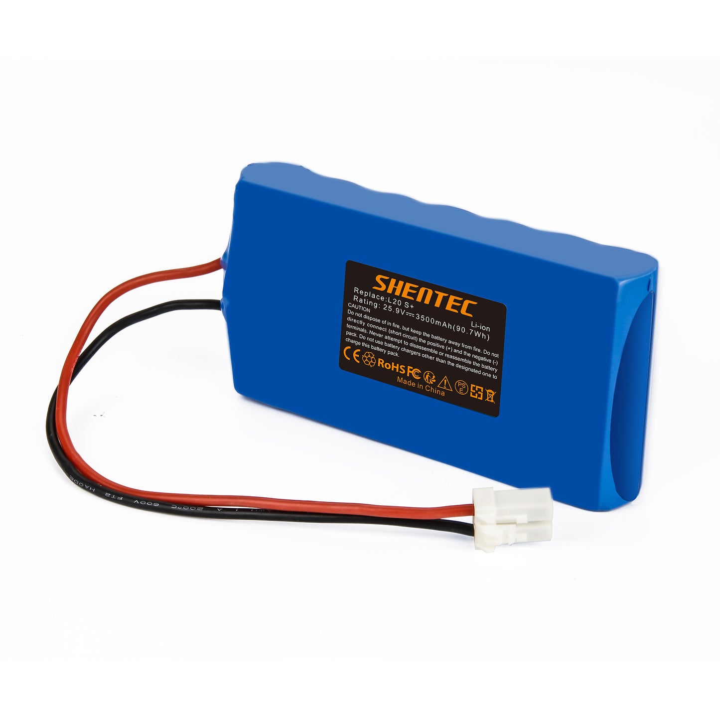 SHENTEC 3500mAh 25.9V Li-ionbatterij voor Ambrogio 015E00600A 015E00600 Ambrogio L15 L20