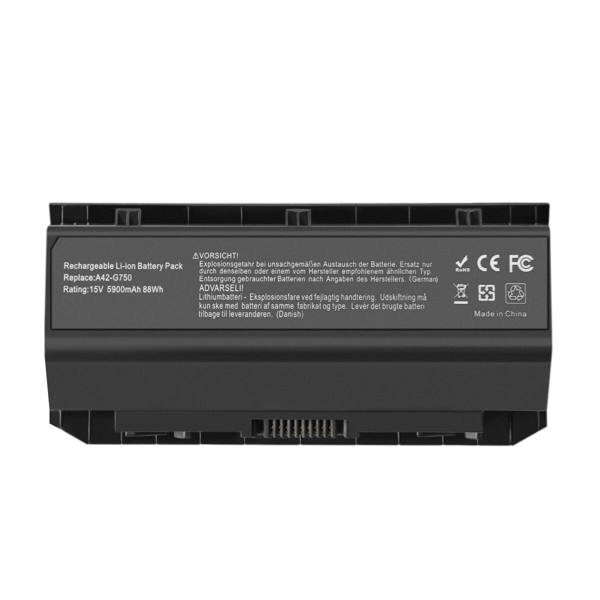 5.2Ah 15V A42-G750 Accu voor ASUS ROG G750 G750J G750JS G750JM G750JH G750JZ