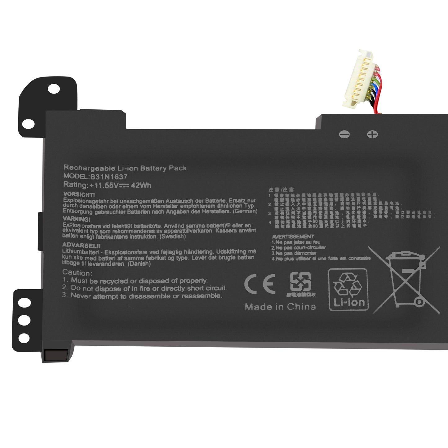 42W B31Bi9H B31N1637 Batterij voor ASUS VivoBook S510UQ X510UR-3B X510UN-1A X510UQ-3F