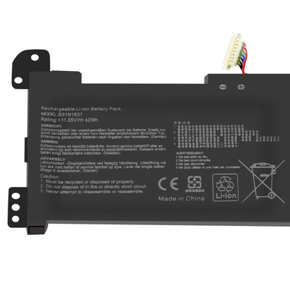 42W B31Bi9H B31N1637 Batterij voor ASUS VivoBook S510UQ X510UR-3B X510UN-1A X510UQ-3F