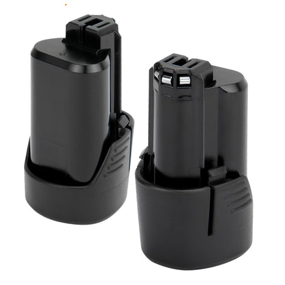 SHENTEC 2X 3.0AH 10.8V Li-ion Vervangende Accu Voor Bosch BAT411 BAT413 GSR GDR GWI GSA GMF