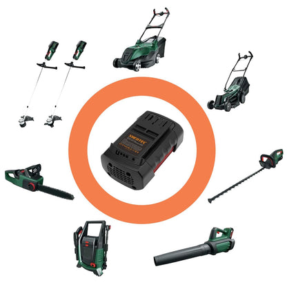 SHENTEC 36V 5aH Li-ion Vervangende Accu Voor Bosch Rotak 32 LI 34 LI 37 LI 43 LI Bosch 36V BAT810 BAT836 BAT840 D70771 2607336003