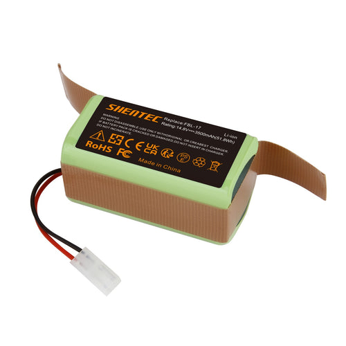 SHENTEC 14.8V 3.5Ah accu voor Bissell EV675,2503, 2933, 2859, 3115, Bob Sweep WJ540011