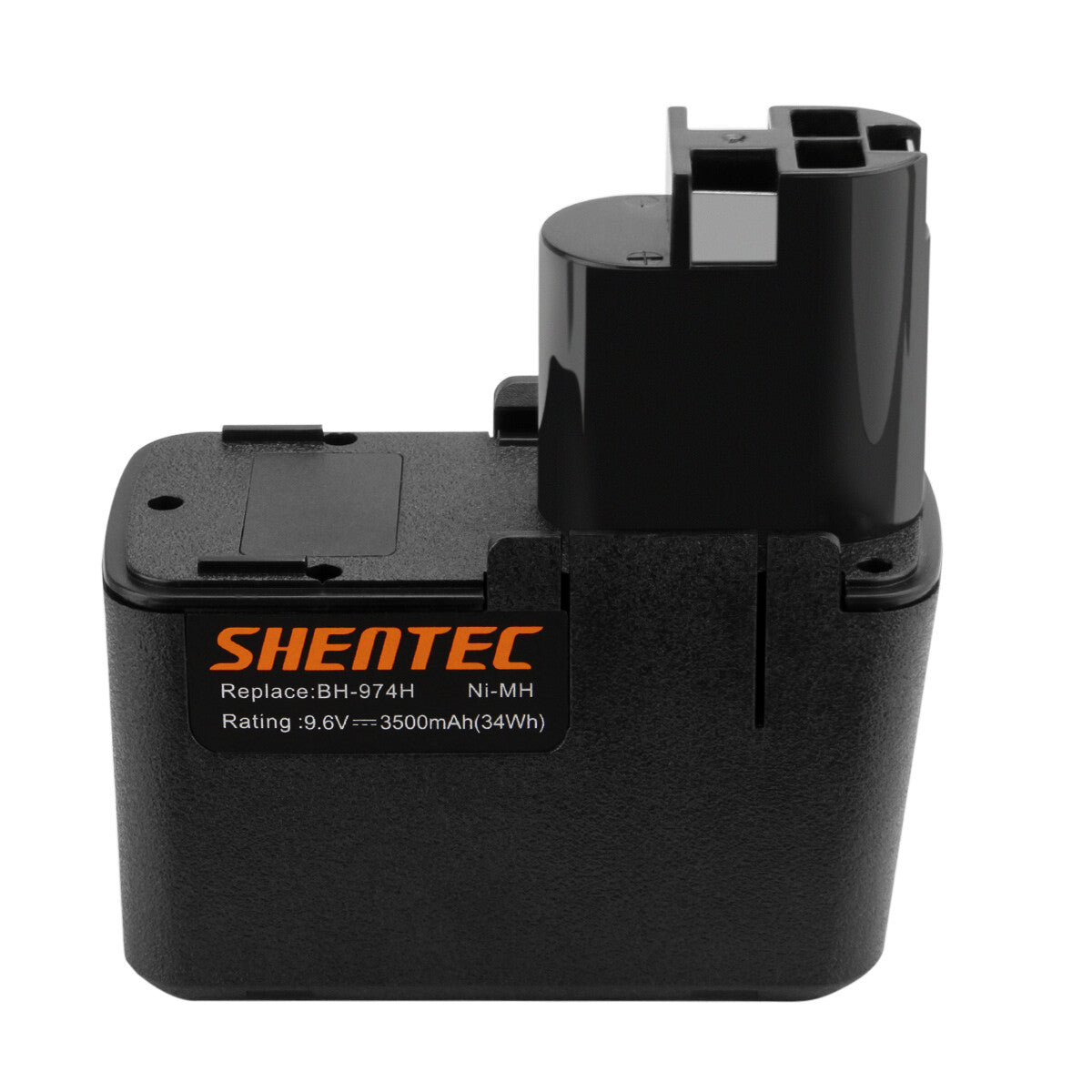 SHENTEC 9.6V 3500mAh Ni-MH-accu voor Bosch BAT001 BH-974N PSR GSR GSB PSB GBM 9.6VES-2