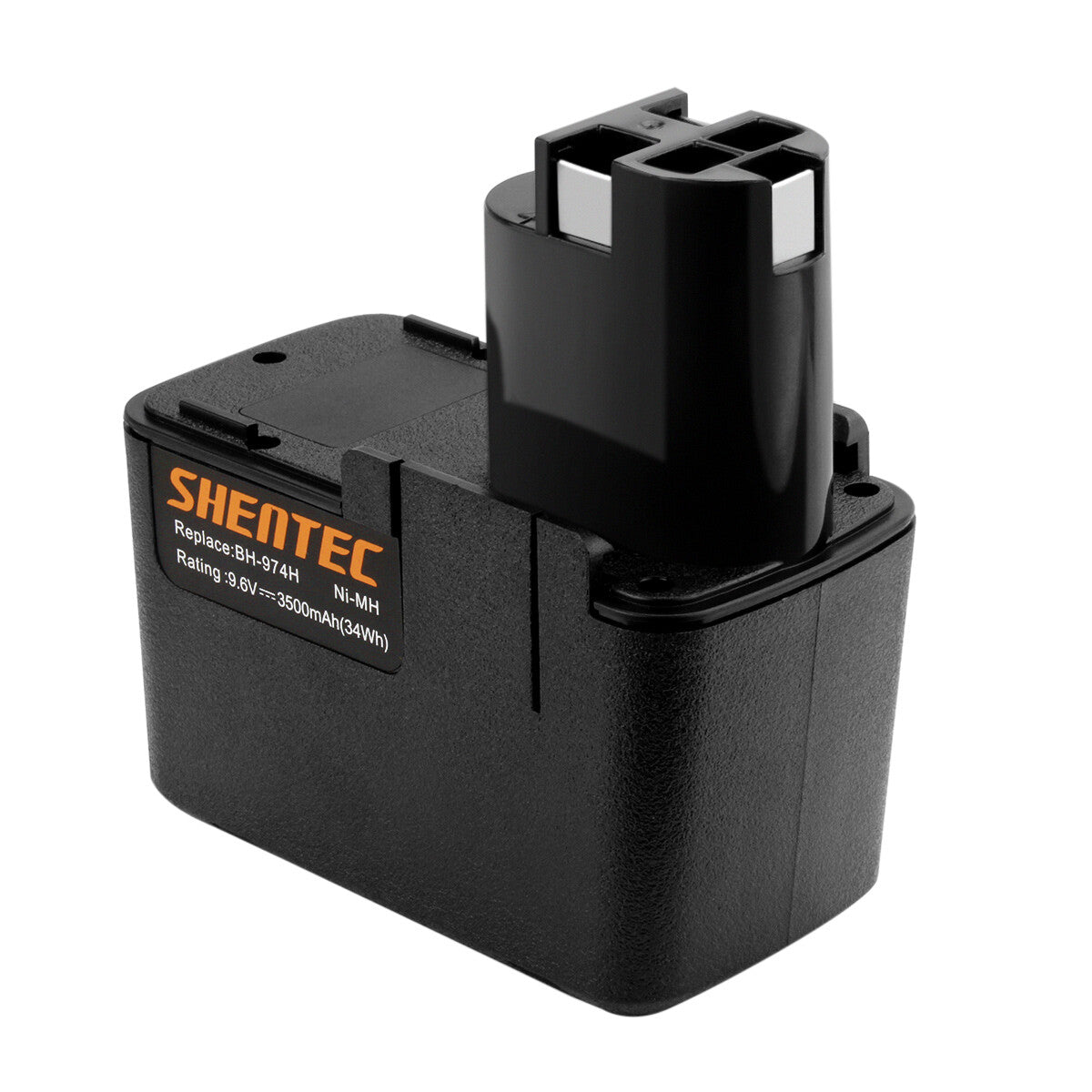 SHENTEC 9.6V 3500mAh Ni-MH-accu voor Bosch BAT001 BH-974N PSR GSR GSB PSB GBM 9.6VES-2