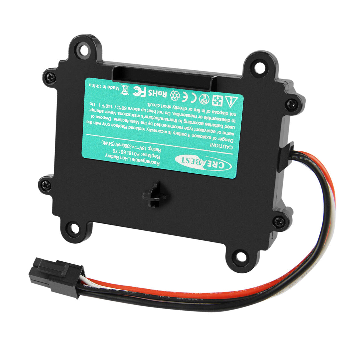 SHENTEC 3.0Ah 18V LI-ION ACCU VOOR BOSCH INDEGO F016L69176 F016104898 5INR19/66 S+400