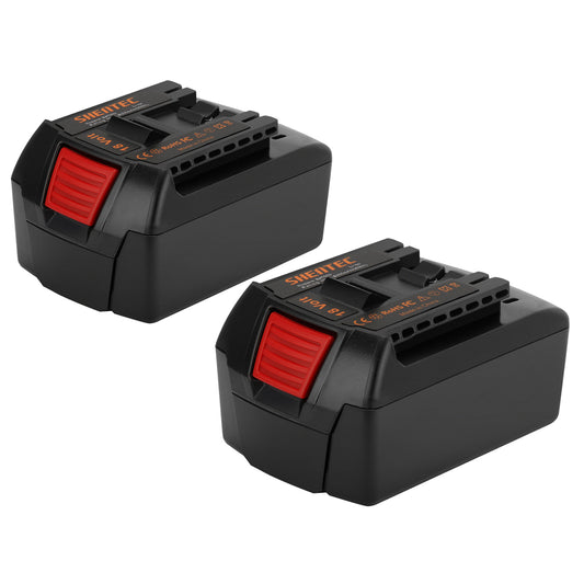 SHENTEC 2X 18V 6Ah Li-Ion batterij voor BOSCH GDR GSR GSB GWS GBH GDS BAT618 BAT609 CCS CRS