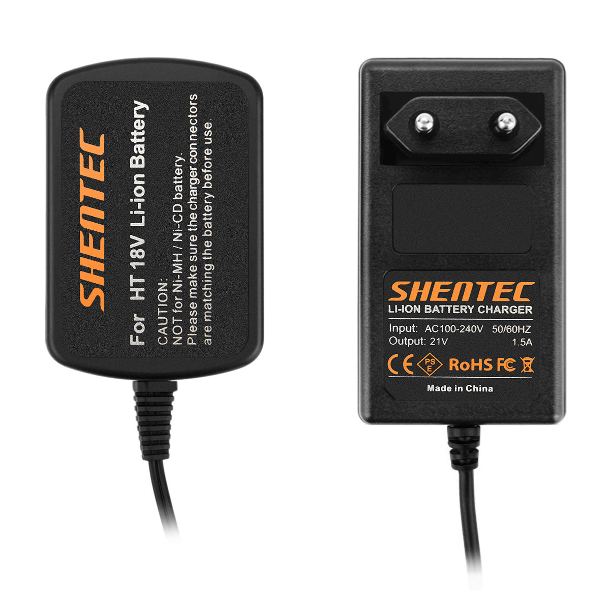 SHENTEC Voor Hitachi 18V accu BCL1815 BCL1830 327730 327731 DS 18DMR Li-ion oplader