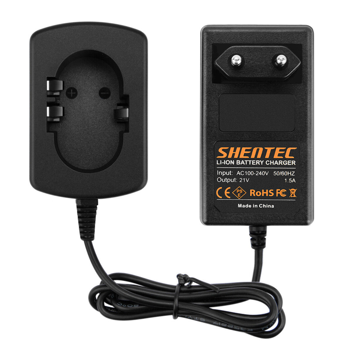 SHENTEC Voor Hitachi 18V accu BCL1815 BCL1830 327730 327731 DS 18DMR Li-ion oplader