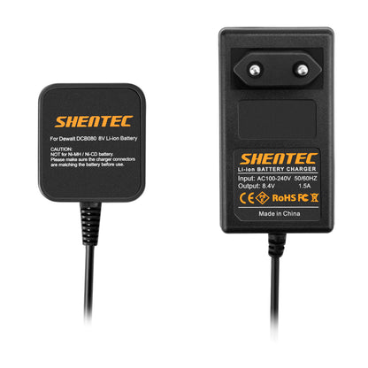 SHENTEC 7.2V Li-ion batterijoplader voor Dewalt DCB080 DCF680N1 DCF682 DCF680G2 DW4390