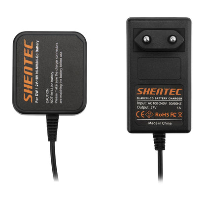 SHENTEC acculader voor Dewalt DW925K-2, DW925K2, DW920K, DW920K-2 (1.2V–18V)
