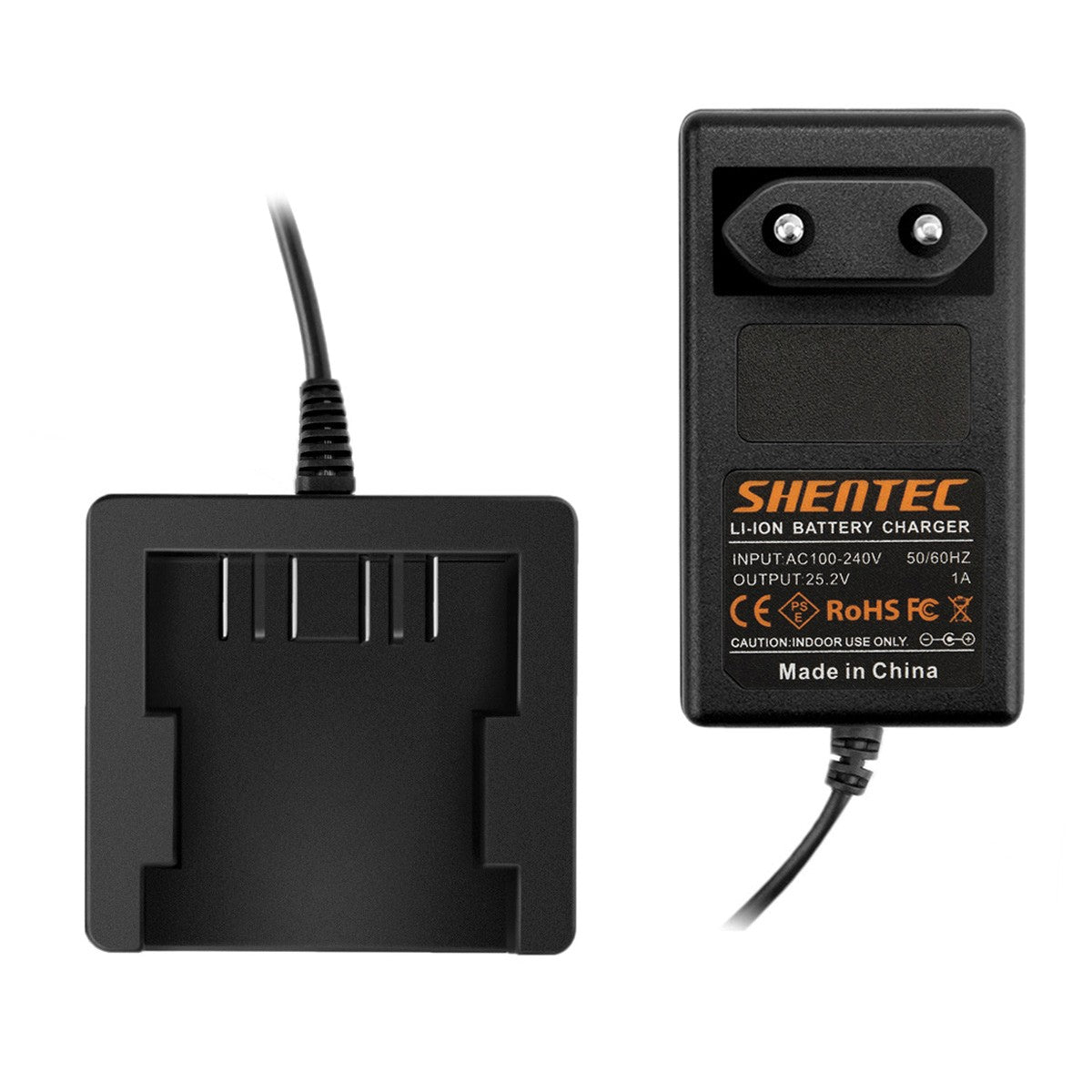 SHENTEC 24V lithiumbatterijlader voor GreenWorks G-24 29807 29322 29852 29837 29842