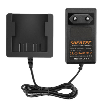 SHENTEC 24V lithiumbatterijlader voor GreenWorks G-24 29807 29322 29852 29837 29842
