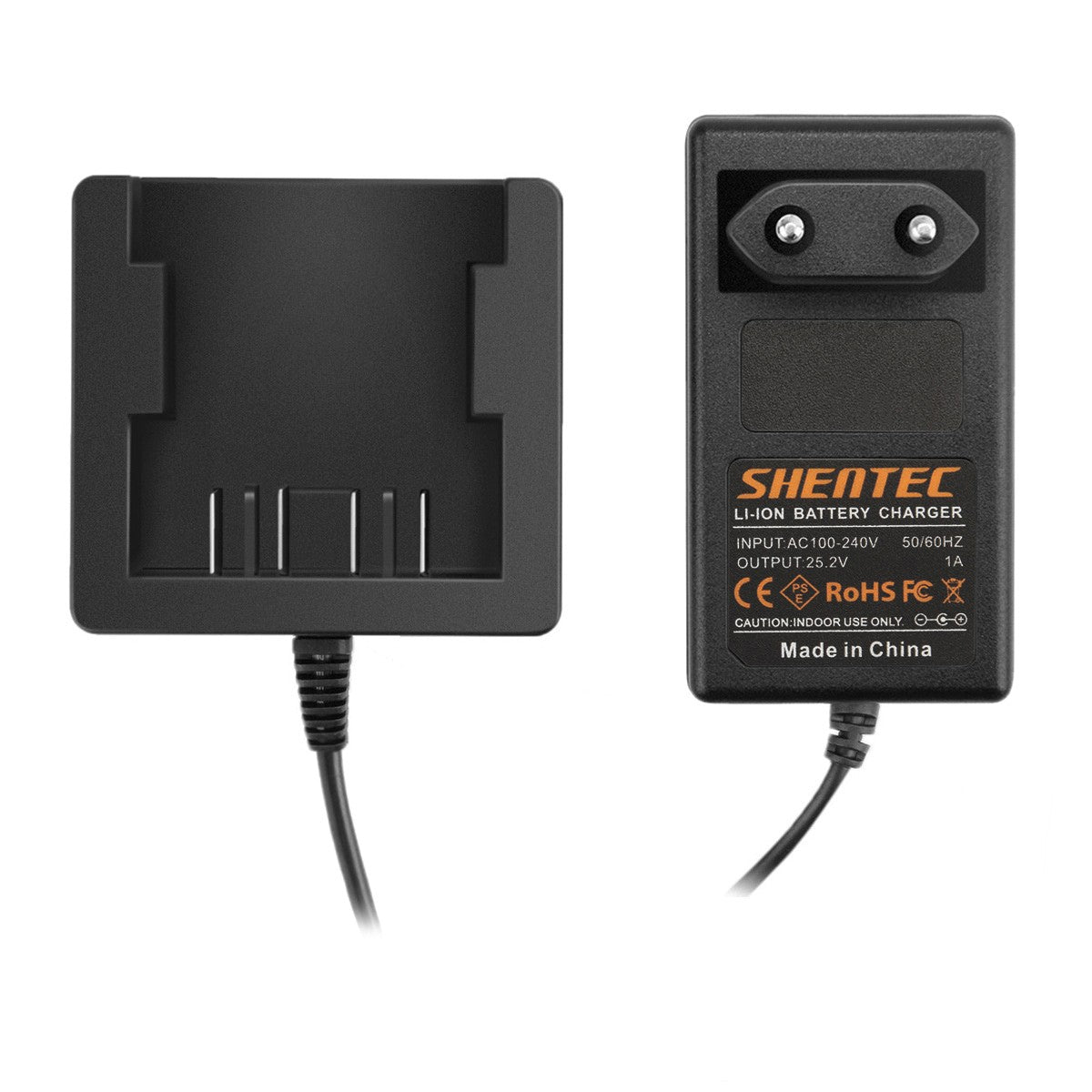 SHENTEC 24V lithiumbatterijlader voor GreenWorks G-24 29807 29322 29852 29837 29842