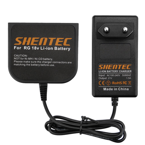 SHENTEC 18V Li-ion batterijlader voor AEG M1830R B1820R L1815R B1830R BUS18X B1814G BX18