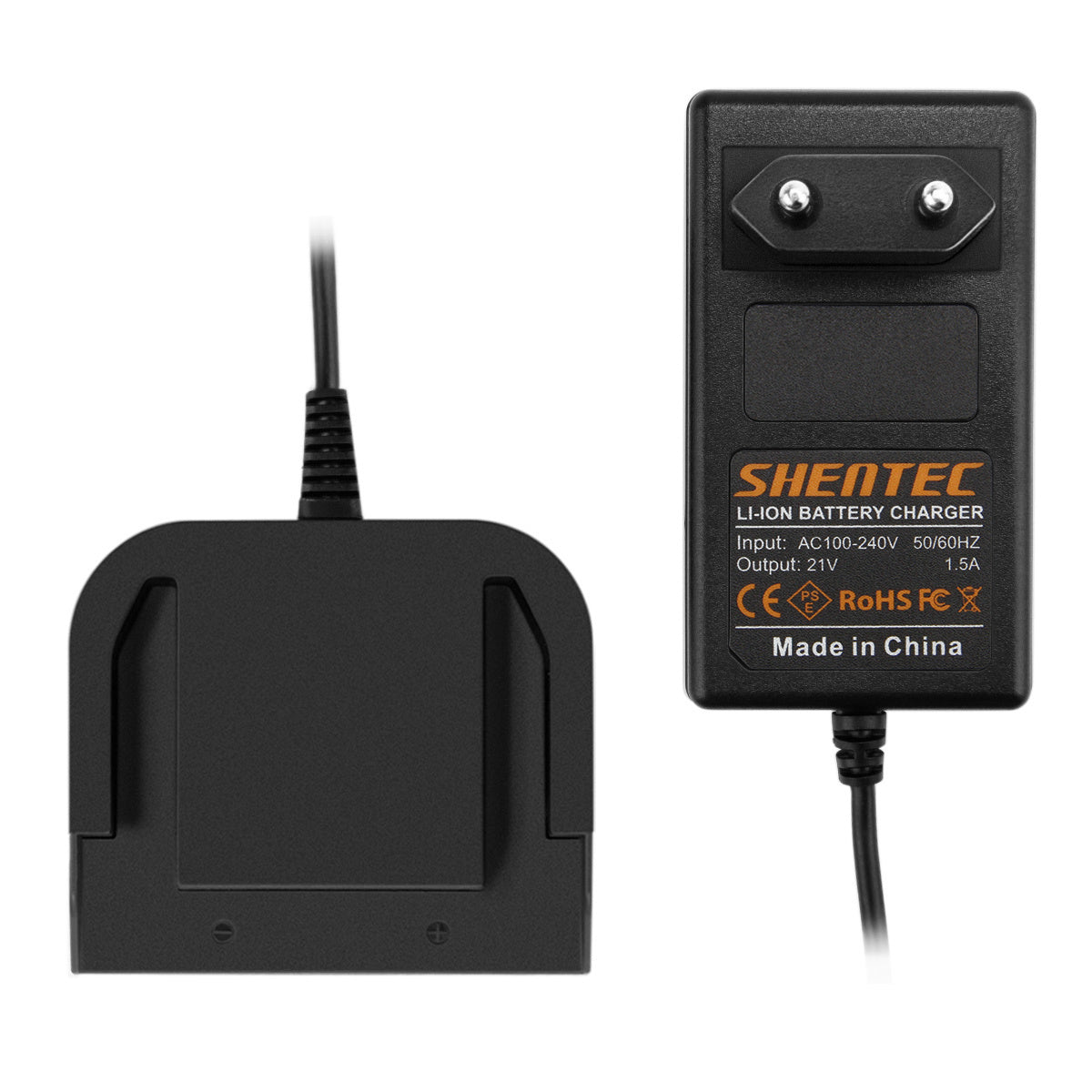 SHENTEC 18V Li-ion batterijlader voor AEG M1830R B1820R L1815R B1830R BUS18X B1814G BX18