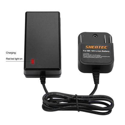 SHENTEC Li-ion batterijlader voor Makita BL1830 LXT400 BL1815 BL1840 194205-3 BL1850