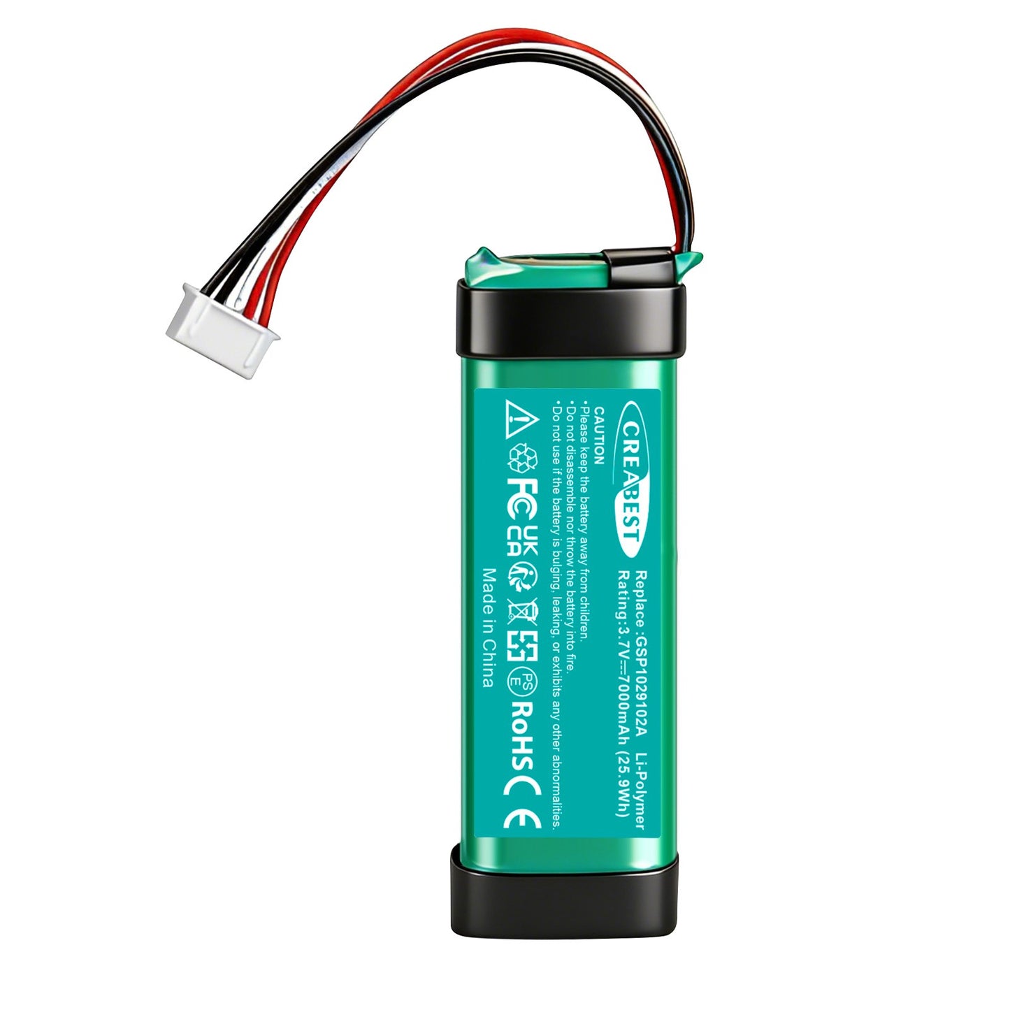 3.7V 7000mAh accu voor JBL Charge 3 GSP1029102A draadloze Bluetooth-audiospeaker