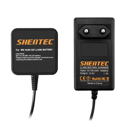 SHENTEC 12V Li-ion BATTERIJLADER VOOR WORX WA3503 WA3509 RW9300 WX382 WU288 WX125 WX283
