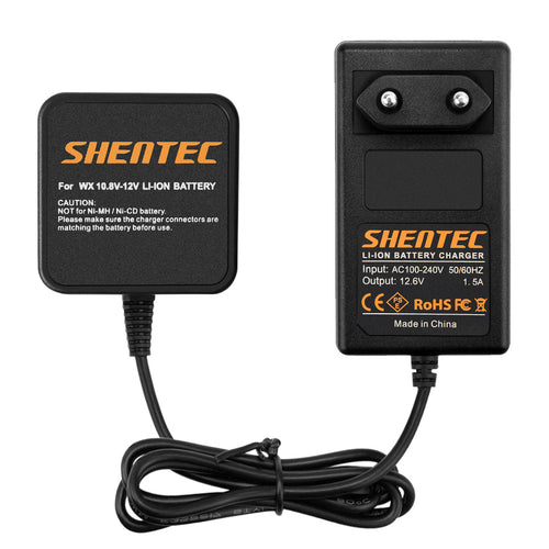 SHENTEC 12V Li-ion BATTERIJLADER VOOR WORX WA3503 WA3509 RW9300 WX382 WU288 WX125 WX283
