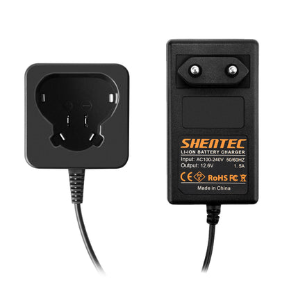 SHENTEC 12V Li-ion BATTERIJLADER VOOR WORX WA3503 WA3509 RW9300 WX382 WU288 WX125 WX283
