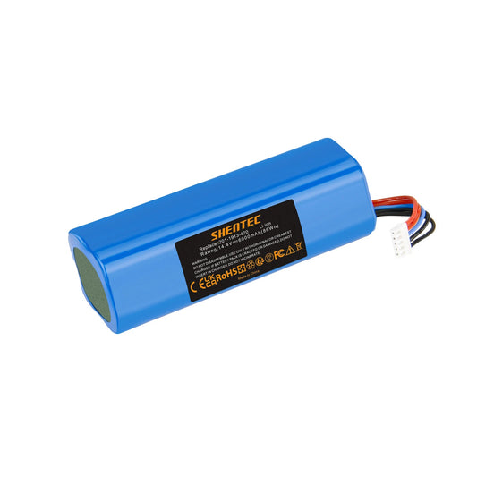 SHENTEC 6Ah Li-ionbatterij voor Ecovacs 201-1913-4200 S10-Li-144-5200 DBX11-11/21