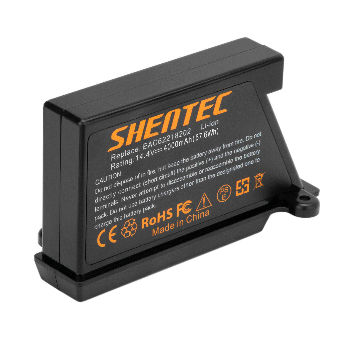 SHENTEC 2X 14.4V 4.0Ah LI-ION ACCU VOOR LG EAC60766104 EAC60766105 EAC60766101 VR1012W