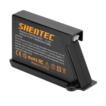 SHENTEC 2X 14.4V 4.0Ah LI-ION ACCU VOOR LG EAC60766104 EAC60766105 EAC60766101 VR1012W