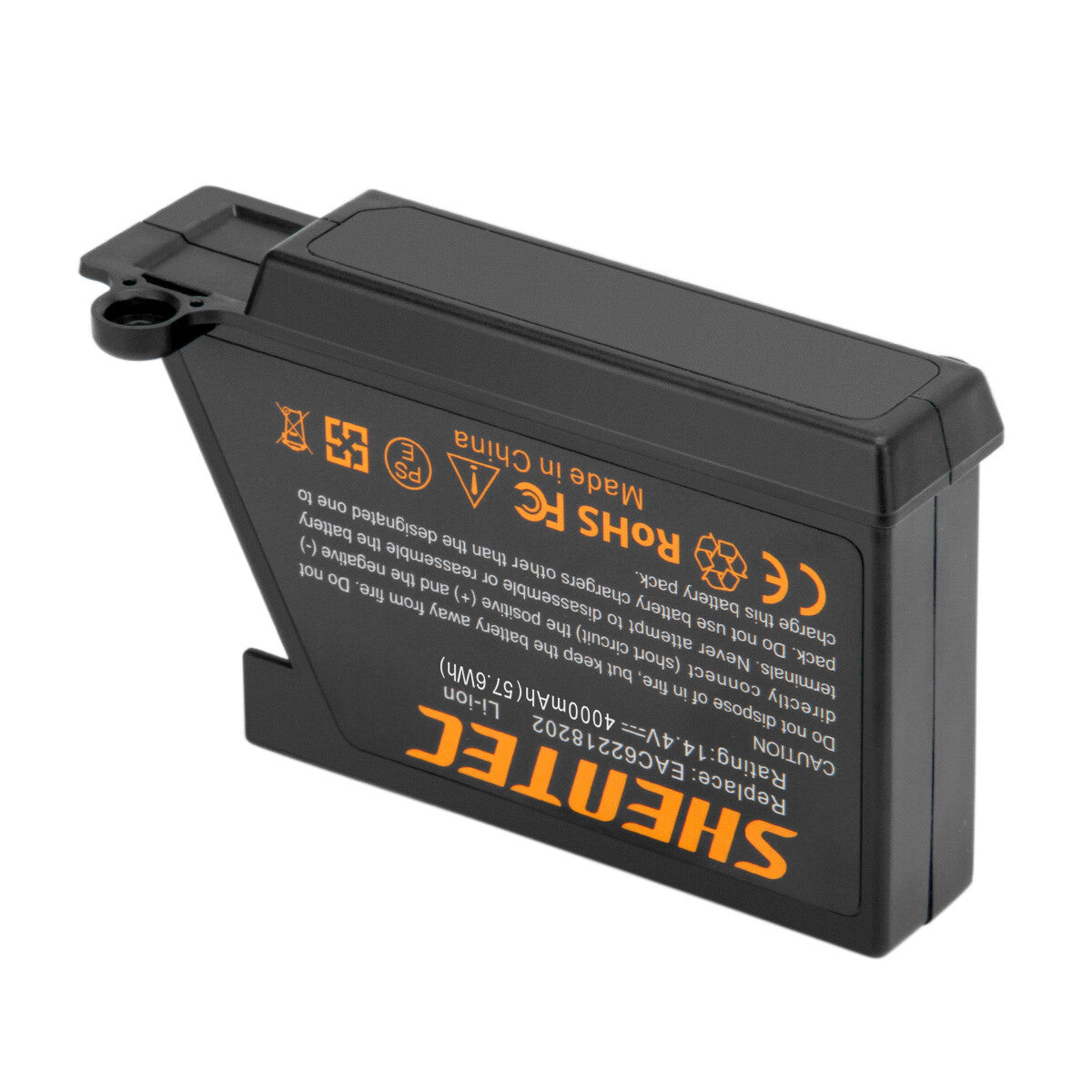 SHENTEC 2X 14.4V 4.0Ah LI-ION ACCU VOOR LG EAC60766104 EAC60766105 EAC60766101 VR1012W