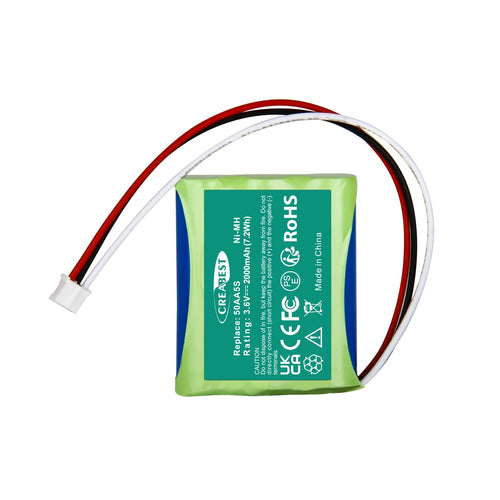 3.6V 2000mAh Ni-MH Vervangingsbatterij voor Tonies Toniebox Musicbox Soundbox 50AA5S