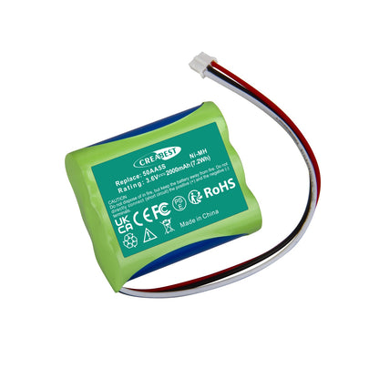 3.6V 2000mAh Ni-MH 50AA5S vervangende batterij voor Tonies Toniebox Musicbox Soundbox