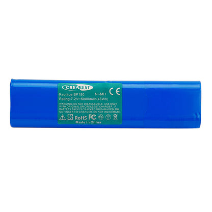 7,2V 6Ah Ni-MH vervangende batterij voor Fluke BP190 B11432 Scopemeter 192 192B 196 196B 196C
