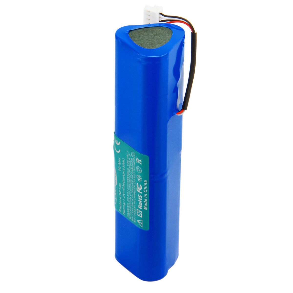 7,2V 6Ah Ni-MH vervangende batterij voor Fluke BP190 B11432 Scopemeter 192 192B 196 196B 196C