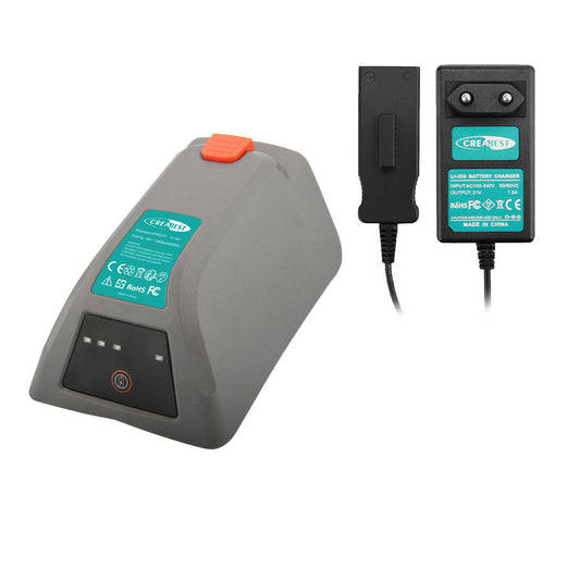18V 3500mAh accu + oplader voor Gardena 8025-20 Comfort wandgemonteerde slangbox 35 oprolbaar 008A231
