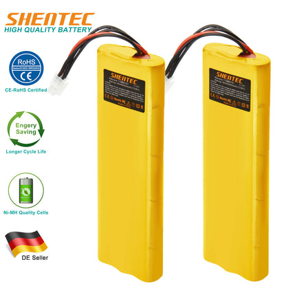 SHENTEC 2X 4000MAH 18V NI-MH BATTERIJ VOOR HUSQVARNA AUTOMOBIL 210C 220AC 230ACX G2 2004-2006