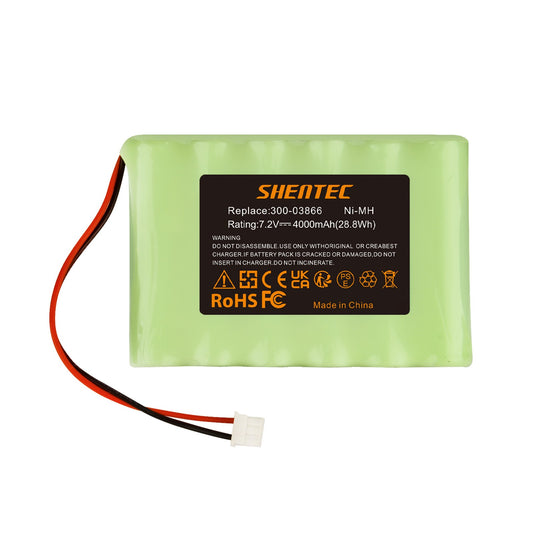 SHENTEC 7.2V 4000mAh Ni-MH-batterij voor Honeywell Lynx 5100/5200/5300 300-03866 LCP500-4B