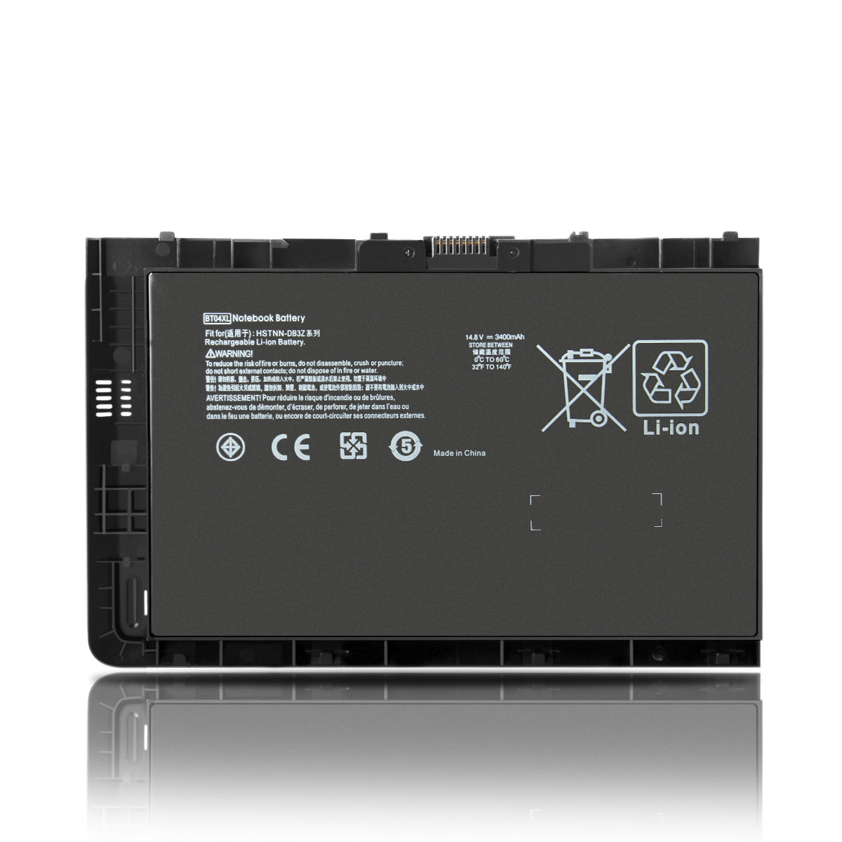 52Wh 14,8V BT04XL HSTNN-DB3Z BA06XL accu voor HP EliteBook Folio 9470m 9480m