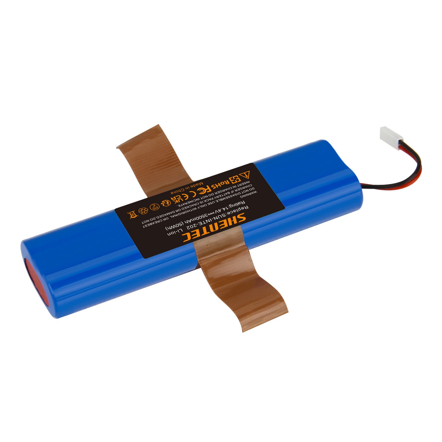SHENTEC 2x 3.5Ah 14.4V Li-ion Accu 18650B4-4S1P-AGX-2 Voor ILIFE V3s Pro V5s Pro V8s V50