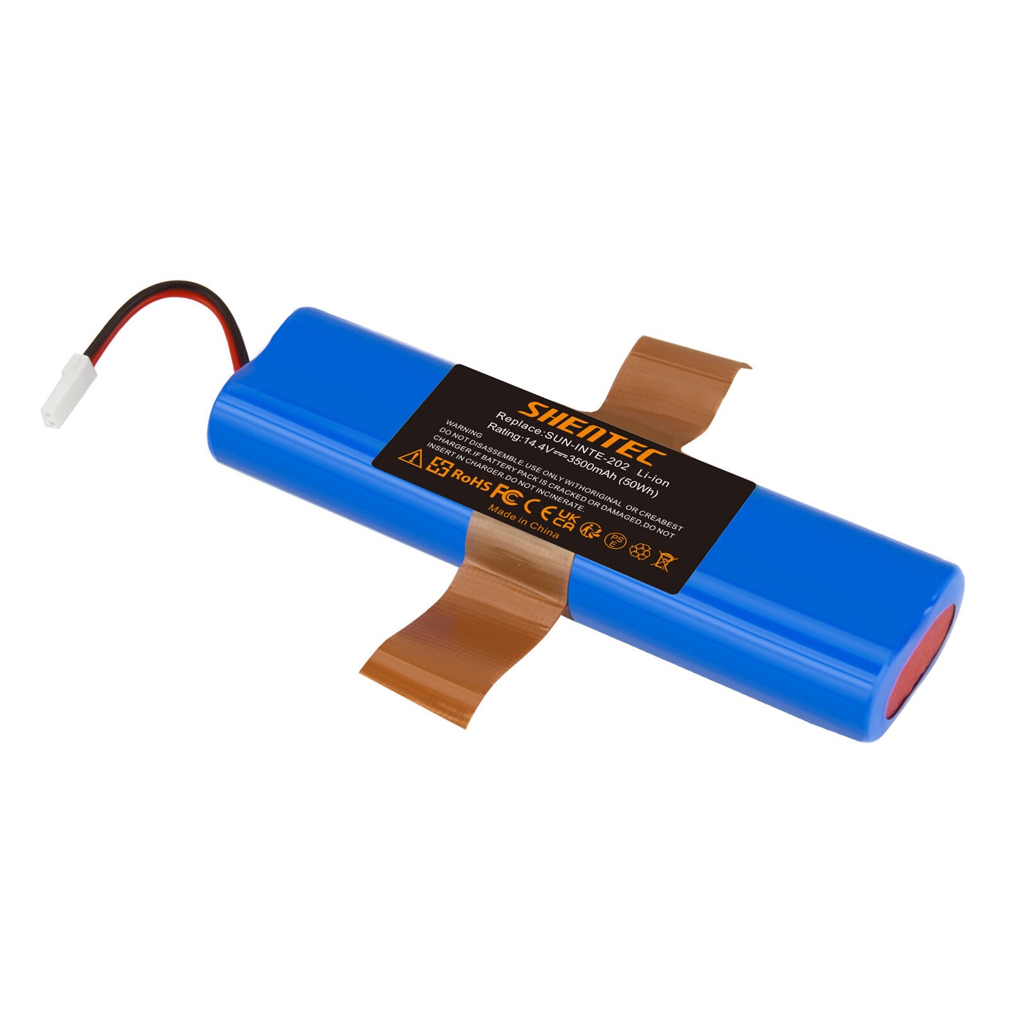 SHENTEC 2x 3.5Ah 14.4V Li-ion Accu 18650B4-4S1P-AGX-2 Voor ILIFE V3s Pro V5s Pro V8s V50