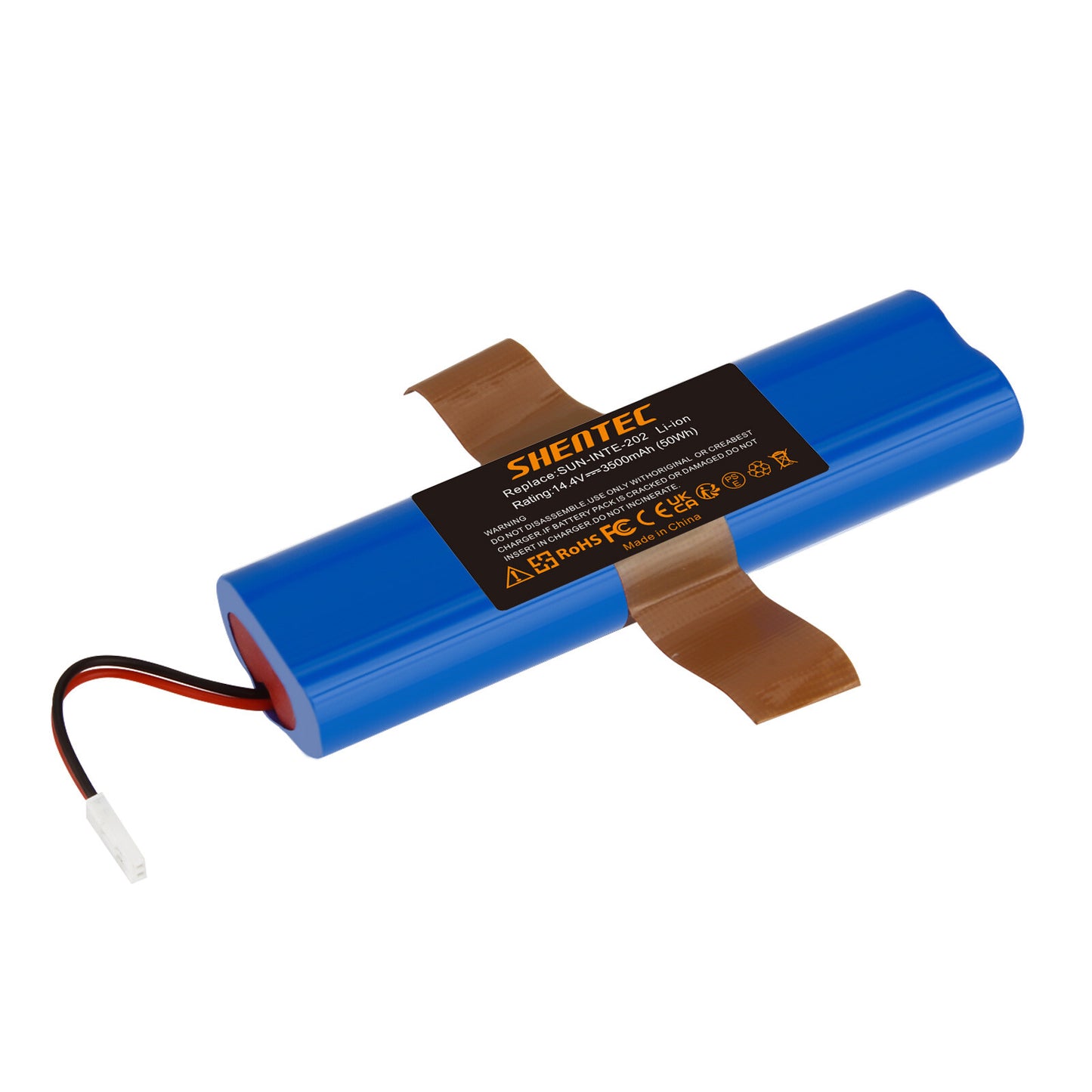 SHENTEC 2x 3.5Ah 14.4V Li-ion Accu 18650B4-4S1P-AGX-2 Voor ILIFE V3s Pro V5s Pro V8s V50
