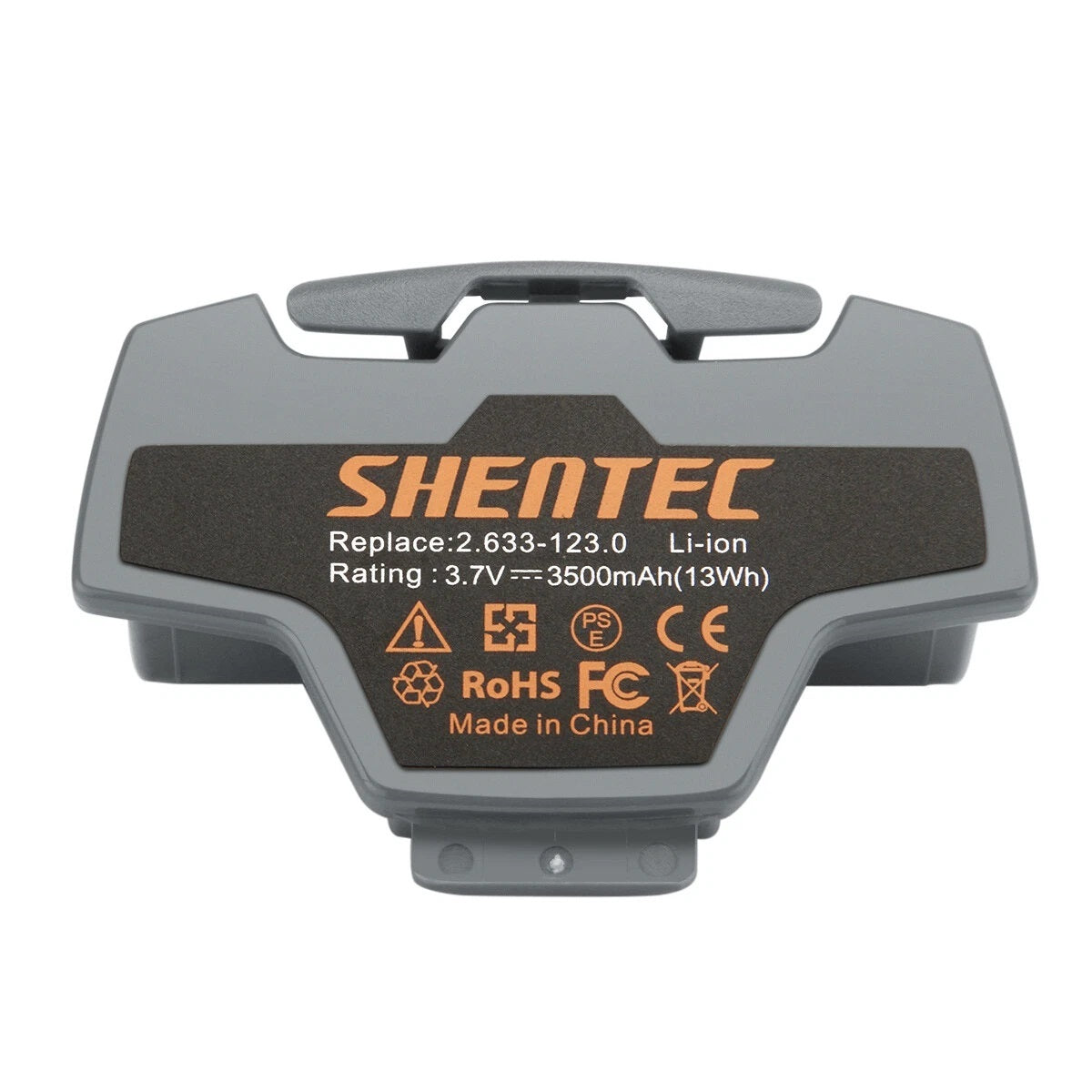SHENTEC 3.7V 3500mAh Li-ion batterij voor Karcher WV2 WV5
