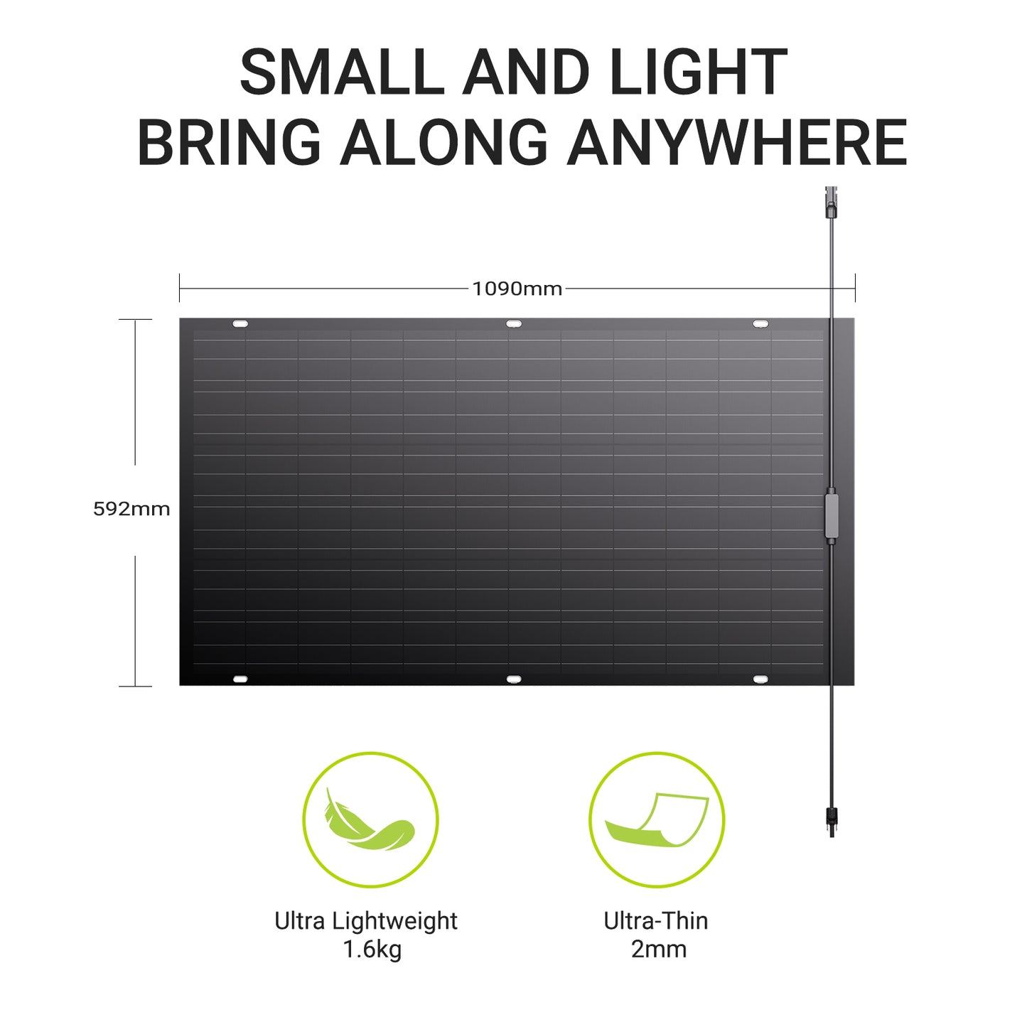 240W Flexibele Zonnepaneelset, 2 x 120 W flexibele zonnecellenmodule, IP67 voor balkon, camper, auto, schuur, dak, boot, off-grid