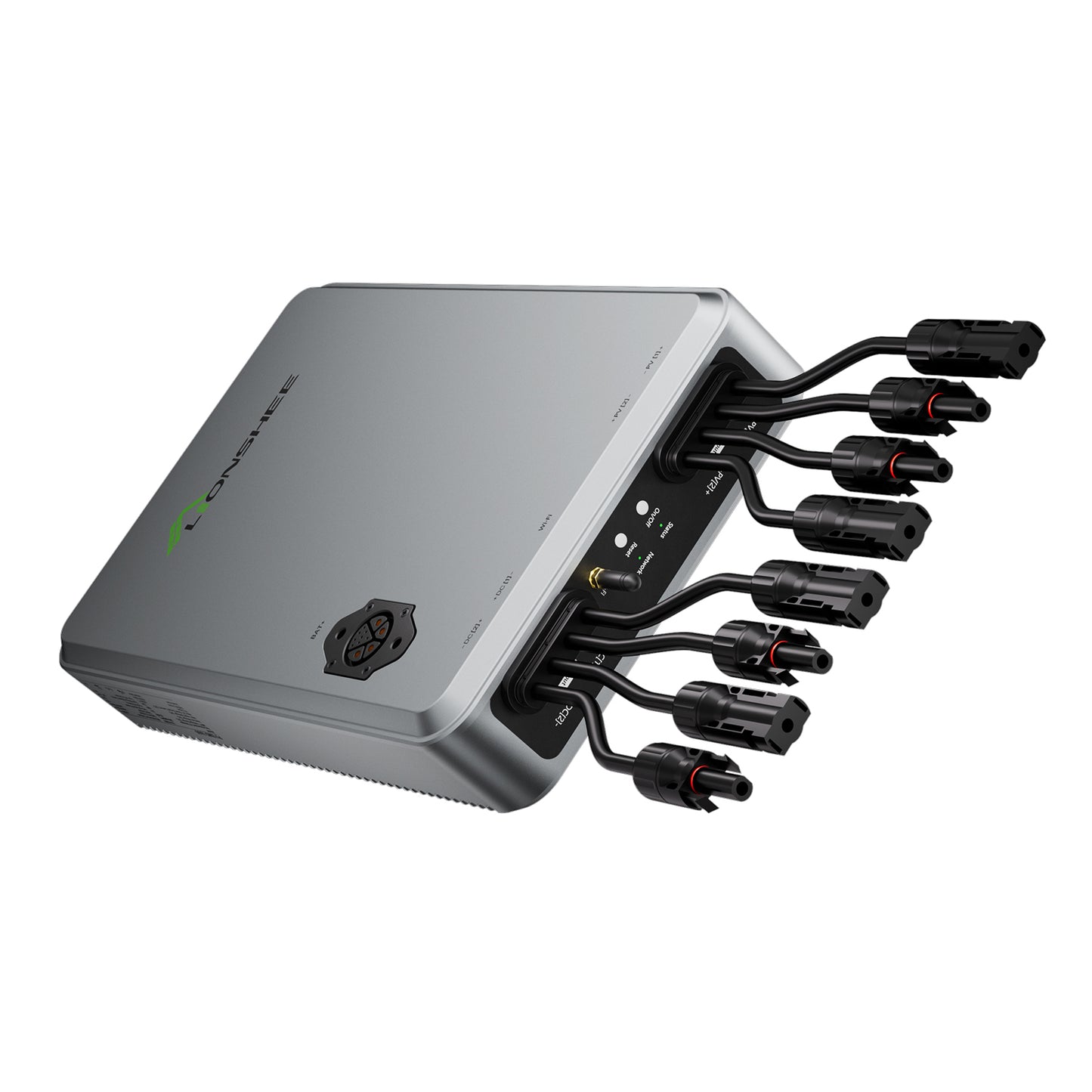 1600W Slimme Zonnehub | Dual MPPT EMS Zonne-energiemanager, wifi-appbediening, IP65 voor LiFePO4-zonnekit